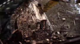 Crash: Motorcyclist Loses Control on a Sharp Turn Resulting in a Terrifying Accident