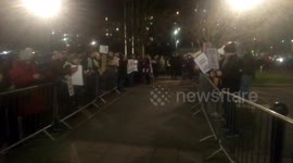 Large anti ULEZ protest from local residents of Romford