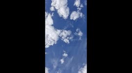 Las nubes con viento Puelche.
