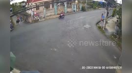 Baby and pensioner injured by rampaging bull in Vietnam