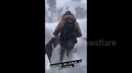 US: Feet Of Snow Pile Up In Sierra Nevada As Winter Storm Rages 2