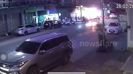 Customers flee as gas tank explodes in noodle restaurant in Thailand