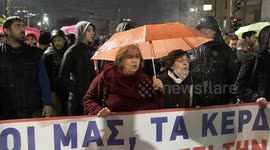 Protest ensues in Athens after train crash kills at least 57 in Greece