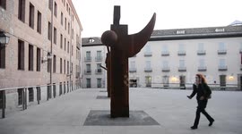 Memorial en homenaje a los madrileños de Mauthausen en Madrid, España