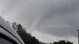 Possible tornado reported in Hopkins County, Texas, US