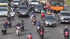 Highest number of motorcycle users found to be in Thailand