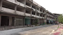 Housing estate left looking like post-apocalyptic abandoned neighbourhood after tenants were evicted