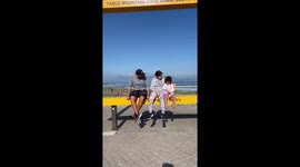 Girl loses her mind in excitement after seeing grandma after 8 long months