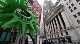 New York Stock Exchange Exterior In NY, USA