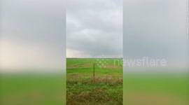Alarming footage shows large tornado spotted north of Mount Vernon, Texas, amid severe storms in US south