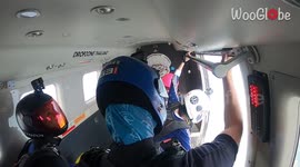 Feel the need for thrill through this adrenaline-pumping skydiving footage