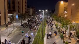 Protest against the government judicial overhaul plan in Jerusalem, Israel