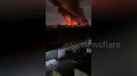 Fire rips through government fuel storage depot killing 16 in Indonesia