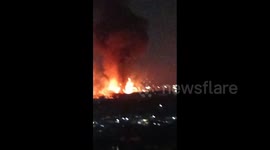 Fire at Indonesia's Pertamina fuel storage station kills 17 in Jakarta, Indonesia