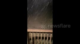 US: Tornado-Warned Storms Bring Hail To South 3