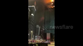 Hong Kong: Fire Breaks Out At High-Rise Hotel Under Construction In Tsim Sha Tsui
