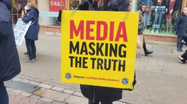 Anti 15 minute outreach protest held by Piers Corbyn in Canterbury