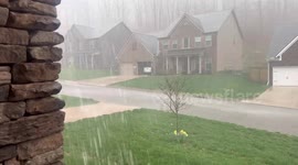 US: Powerful Thunderstorm Moves Through Tennessee