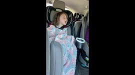 Napping girl confidently belts out Hamilton song with eyes closed