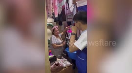 Heartwarming moment emotional son shares first salary with proud mother