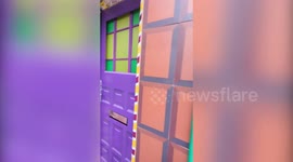 Mum transforms home into giant CHOCOLATE HOUSE