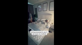 Illinois wife pretends to be possessed to prank her husband