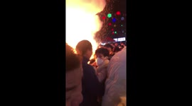 Tourists flee as huge fire bursts out of stall at Chinese night market