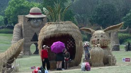 Scarecrow Kingdom Art Exhibition In Nanning, China