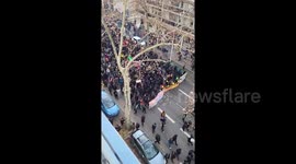 Mass protests across France against pension reforms
