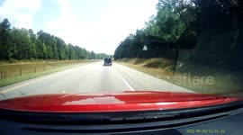 Instant Karma: Car Overtakes Undercover Cop on Highway and Immediately Regrets it