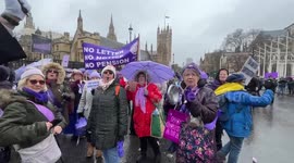 Waspi protest after government take their pension
