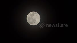 Last full moon of winter 2023, also known as the earthworm full moon, because it marks the arrival of spring
