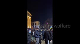 Georgia: Riot Police Use Water Cannons, Tear Gas On Protesters Outside Parliament In Tbilisi 4