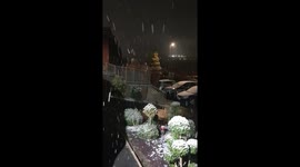 Start Of a Snow Storm In Yorkshire