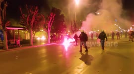 Violent clashes continue to erupt in Greece following train tragedy