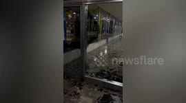 Buildings damaged during Women's Day rally in Mexico