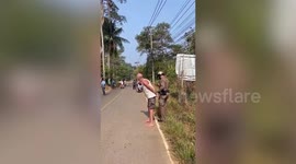 American 'attacks foreign tourists on Thai island due to stress'