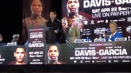 Press conference at Gervonta Davis v Ryan Garcia boxing match in New York, NY, USA