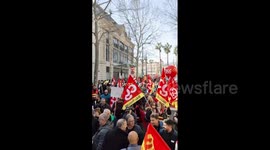 France: 6th Mass Protest Against Pension Reform Held Across Country 7