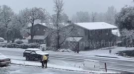 US: Another Round Of Storm Systems Closes Classes, Highways In Northern California