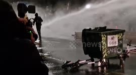 Wall-to-wall coverage as water cannons blasted, cars lit on fire during Tbilisi, Georgia protests