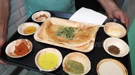 Indian restaurant serves city's most expensive Dosa laced with 24-Karat pure gold