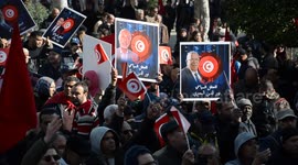 Demonstration Against Political Arrests In Tunis, Tunisia
