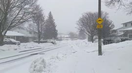 Winter storm moves through southern Ontario bringing heavy snow