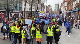 Save Our NHS March in London