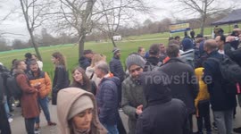 Speakers corner action for vegansism