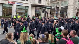 St Patrick’s Day Parade London 12th March 2023 Westminster UK