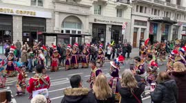 St Patrick’s Day Parade London 12th March 2023 Westminster UK