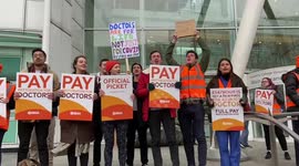 Junior doctors begin strike over full pay restoration
