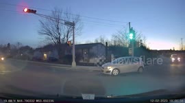 Close Call: Vehicle Ignores Driver Who Has Right of Way and Nearly Ensues Collision